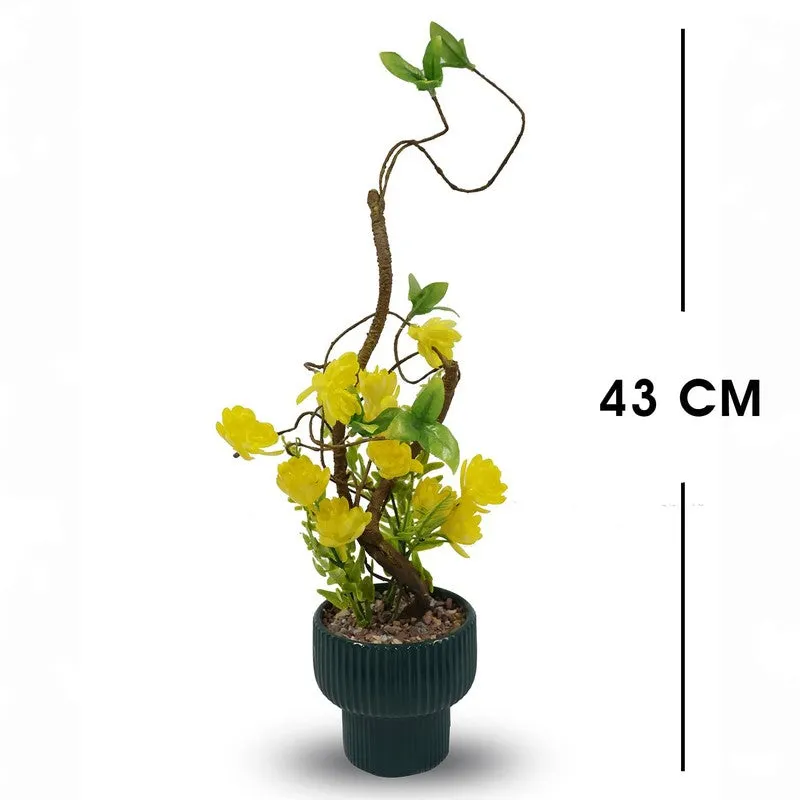 Artificial Orchids Plant with Ceramic Pot - 1.8 Feet media 5