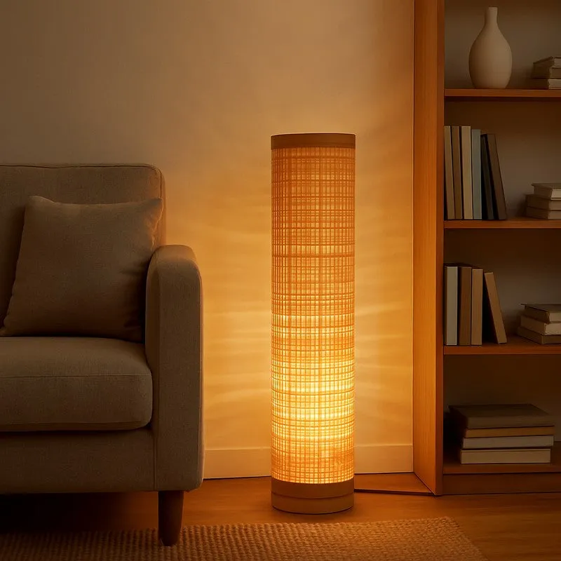 Serenity Wooden Floor Lamp media 1