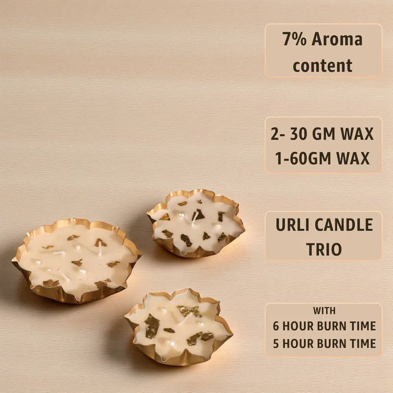 Ivory Glow Candle - Set Of Three media 8