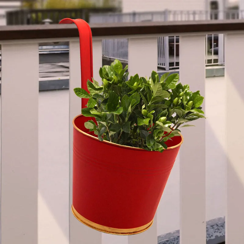 Lush Glow Planter (Red) - Set Of Three media 5