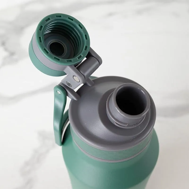 Hydrate Wonder Hot & Cold Thermos Water Bottle (Green) - 1000 mL media 4