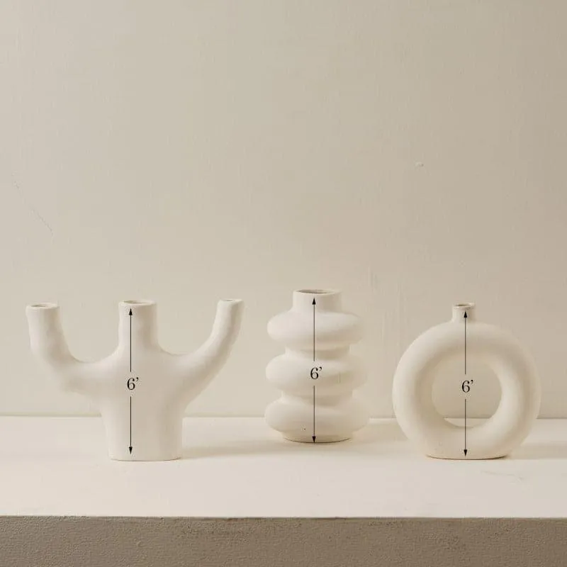 Curvey Calm Vase - Set Of Three media 4