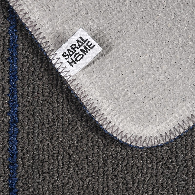 Stripe Haven Kitchen Floor Mats (Blue) - Set of Two media 5