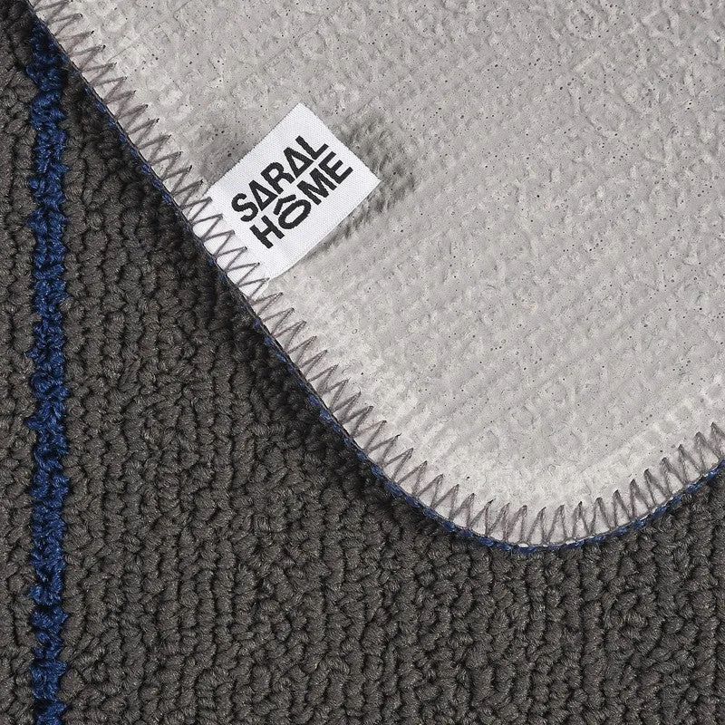 Stripe Haven Kitchen Floor Mats (Blue) - Set of Two media 5