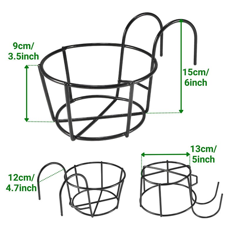 Dark Fern Metal Planter Stand media 8