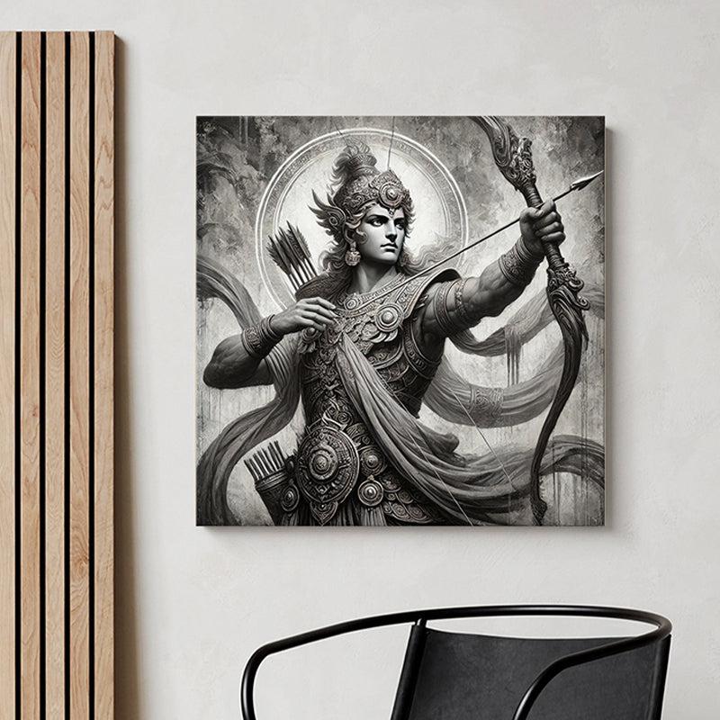 Arjuna The Warrior Wall Painting