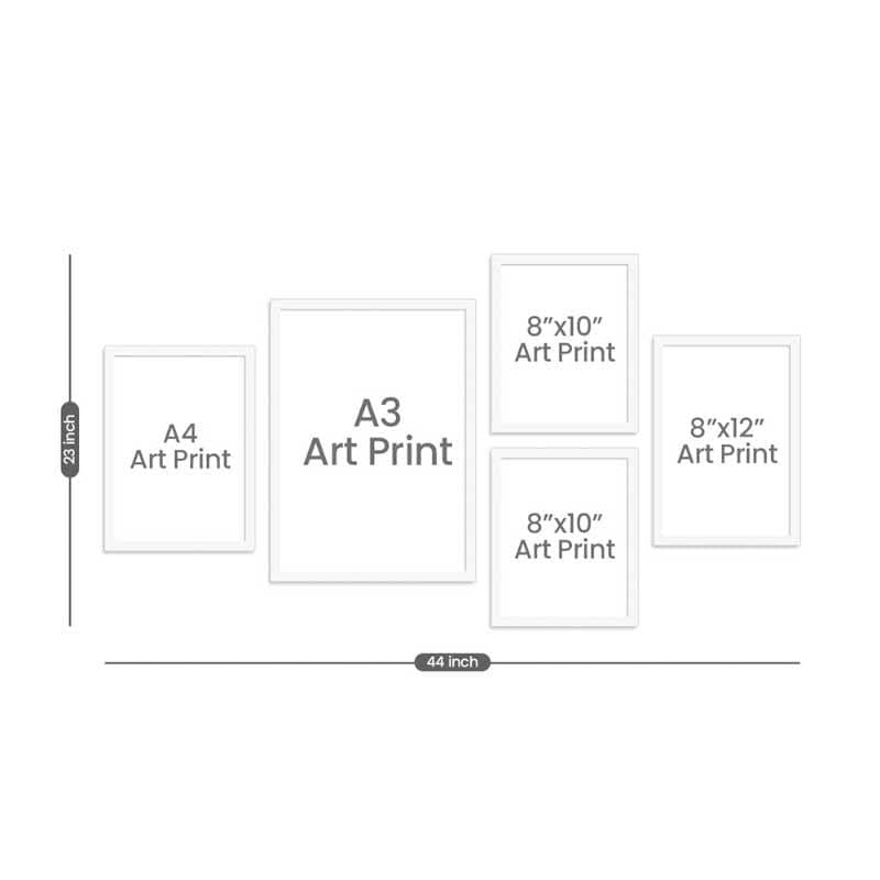 Harmonious Hues Wall Art - Set Of Five media 5