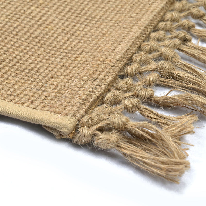 Santra Anti-Slip Jute Door Mats with Fringe media 5