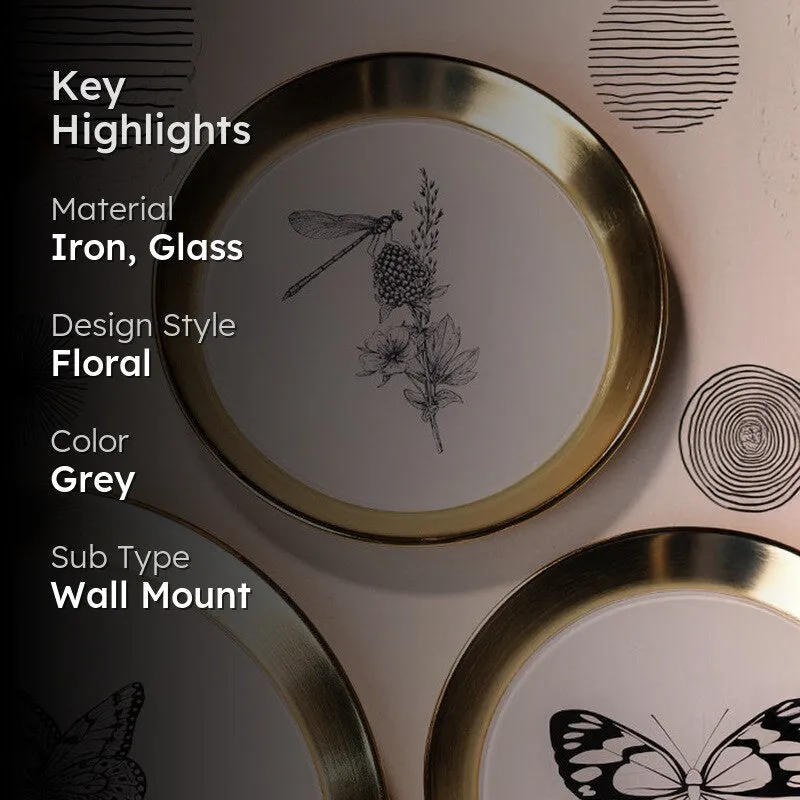 Regal Blossom Enamel Wall Plate media 2