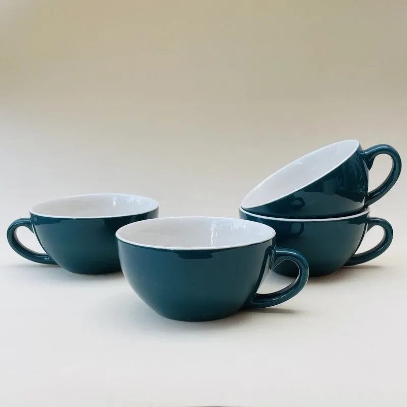 Home Ceramic Tea Cup (240 mL Each) - Set Of Four media 5