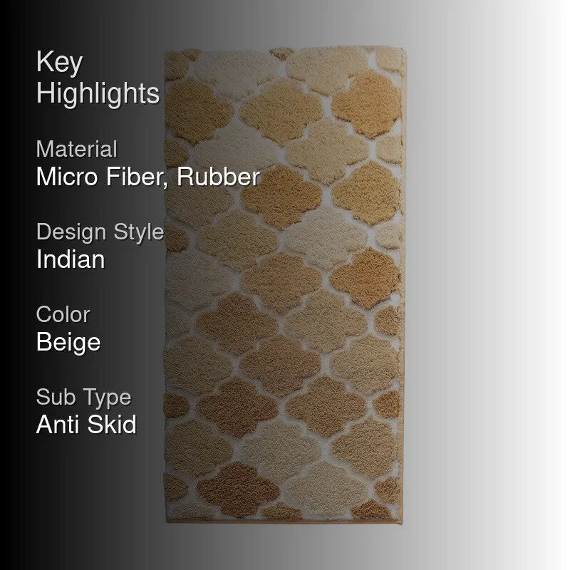 Dune Ellipse Rustic Micro Fiber Runner Rug media 2