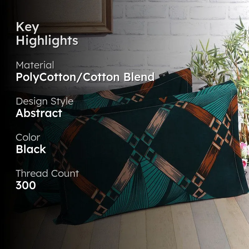 Maxo Abstract Pillow Cover - Set Of Two media 2