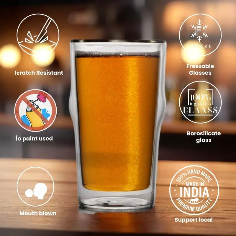Sunrise Pour Beer Glasses(340mL) - Set Of Two media 5