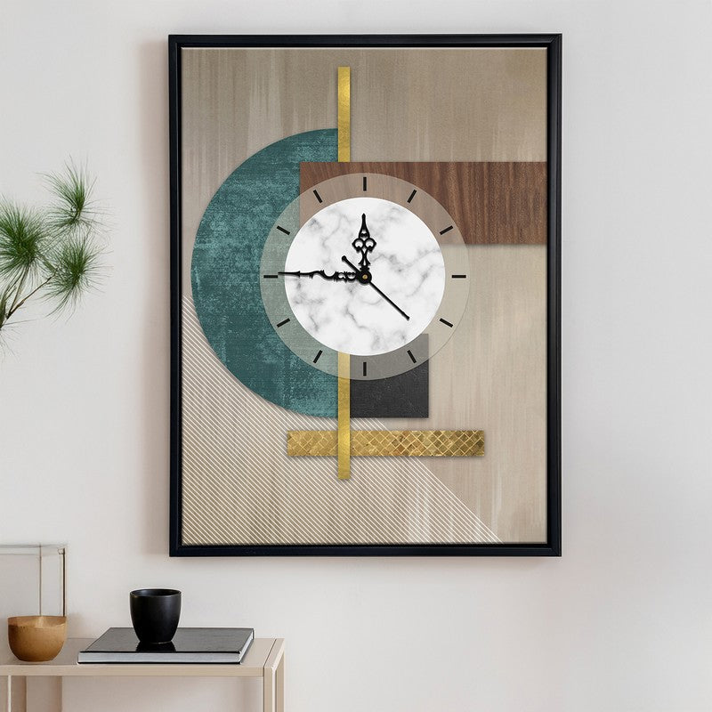 Geowave Wall Art With Clock media 3