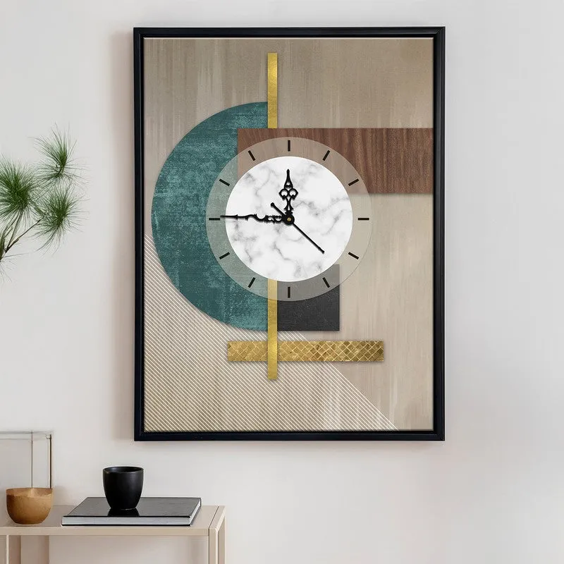 Geowave Wall Art With Clock media 3