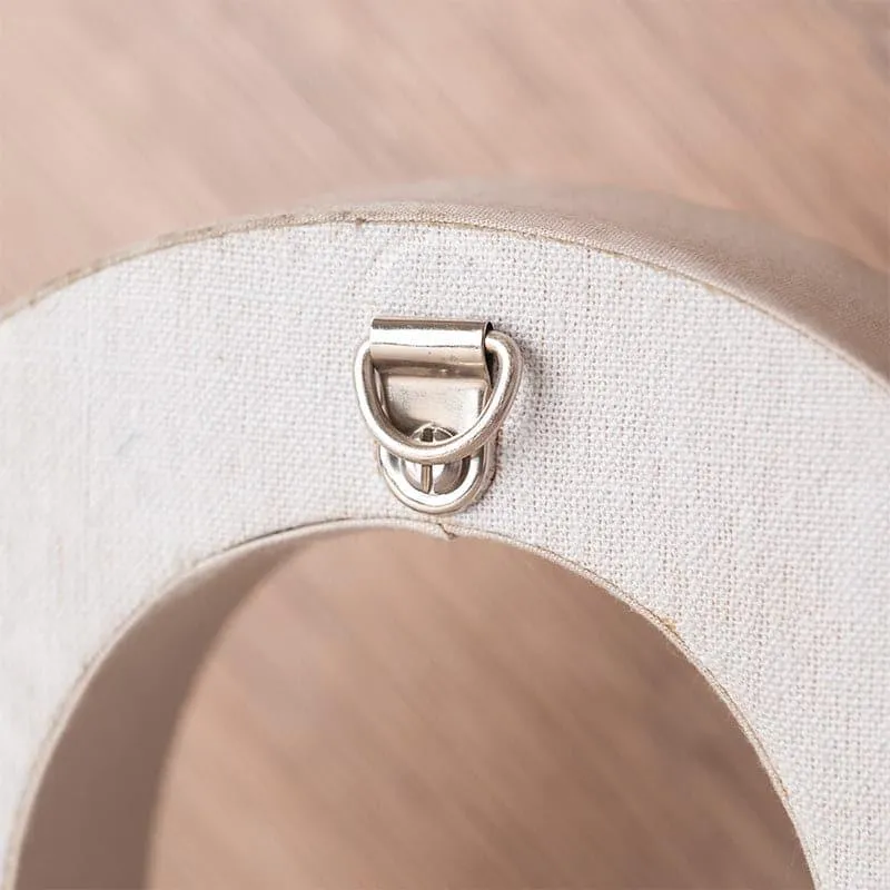Alphabet O MDF & Fabric Wall Accent media 4
