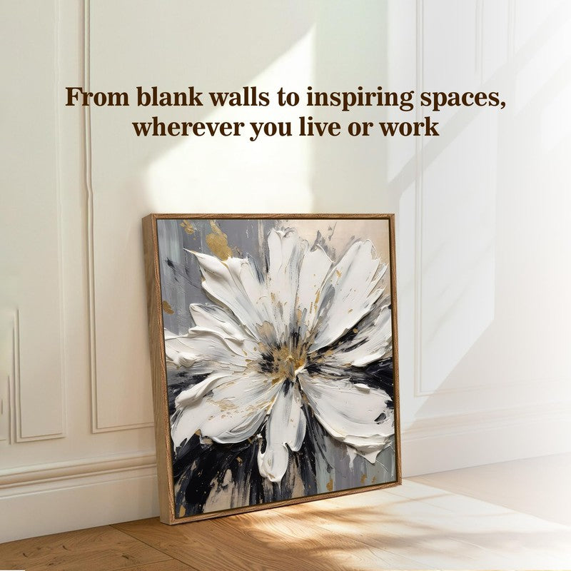 Floral Craft Canvas Wall Art With Frame media 7