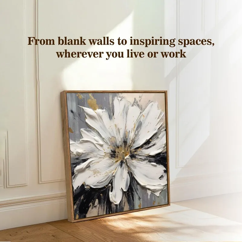 Floral Craft Canvas Wall Art With Frame media 7