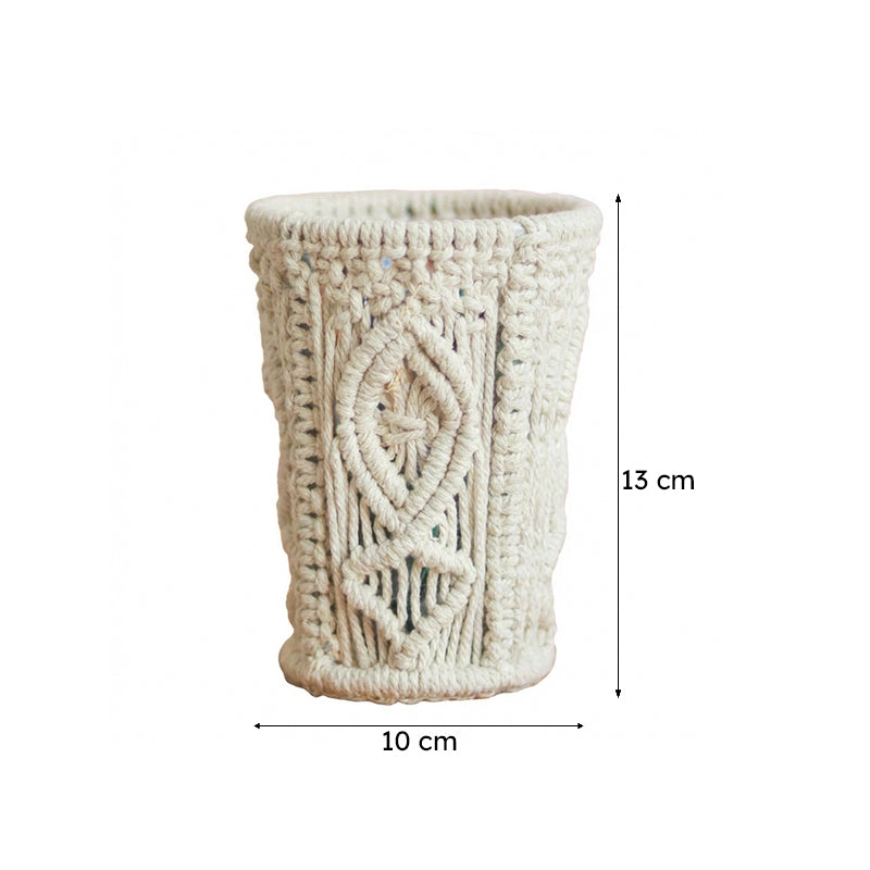 Ajra Boho Macrame Stationary Holder media 6