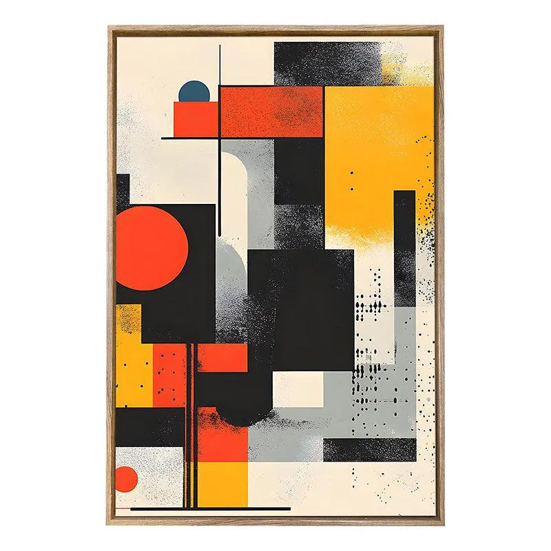 Flecks of Dream Canvas Abstract Wall Art With Frame media 3