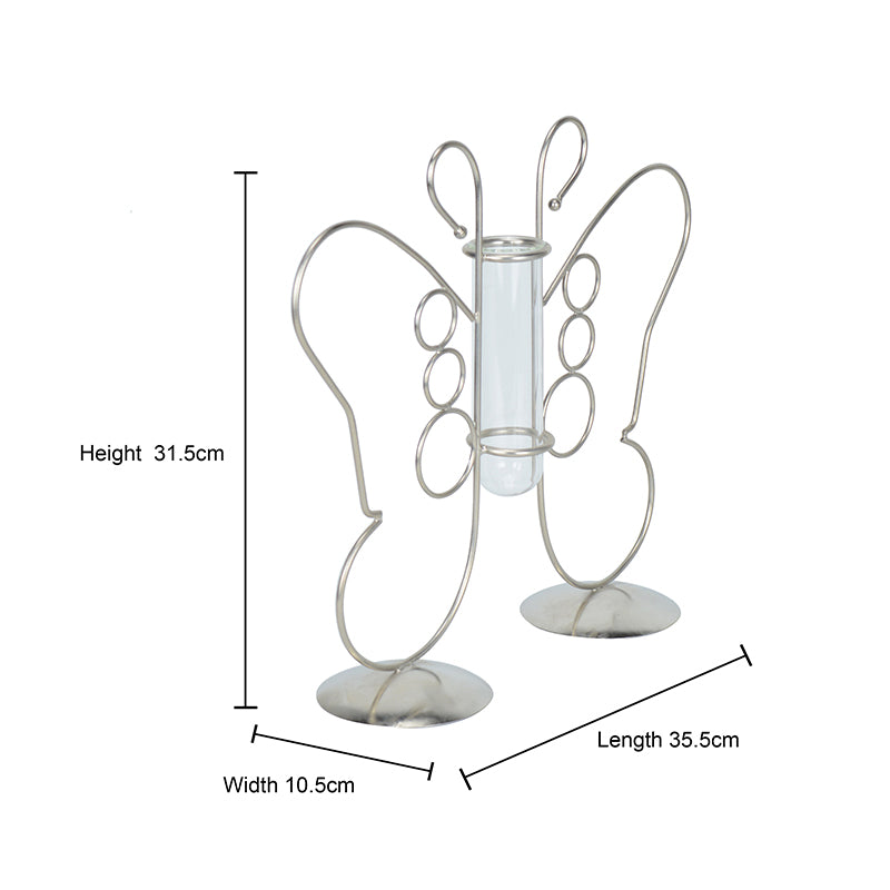 Nector Glow Test Tube Planter - Silver media 5