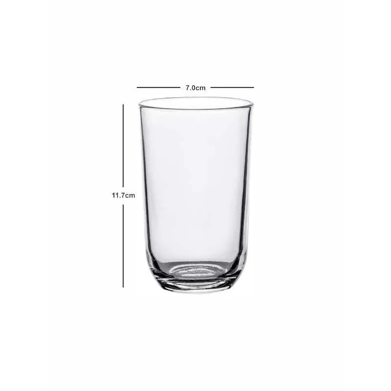 Yenzo Glass Tumbler (295 ML) - Set Of Six media 5