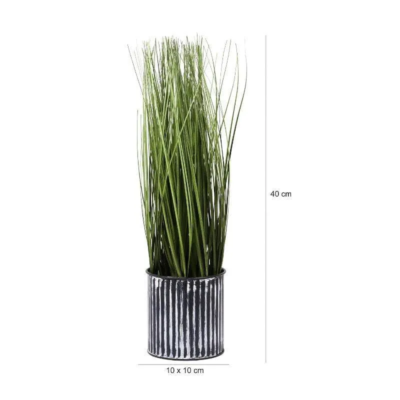 Faux Onion Grass Bonsai (38 cms) - Short media 4