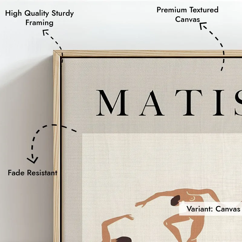 Rhythm Canvas Wall Painting With Brown Frame media 7