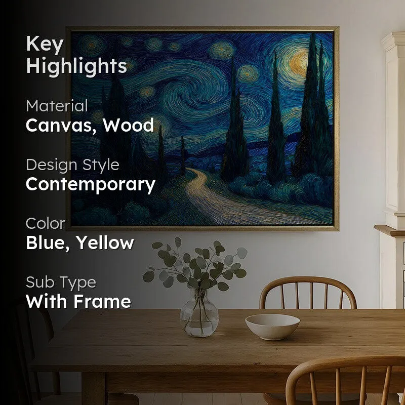 Velvet Spiral Canvas Wall Painting With Frame media 2
