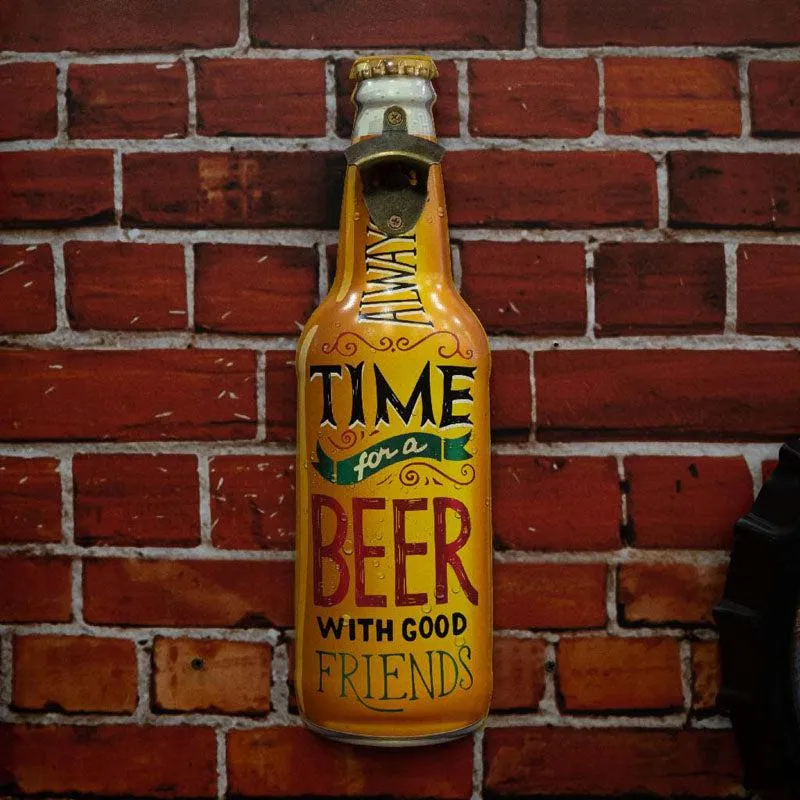 Beer With Good Friends Bottle Opener media 1
