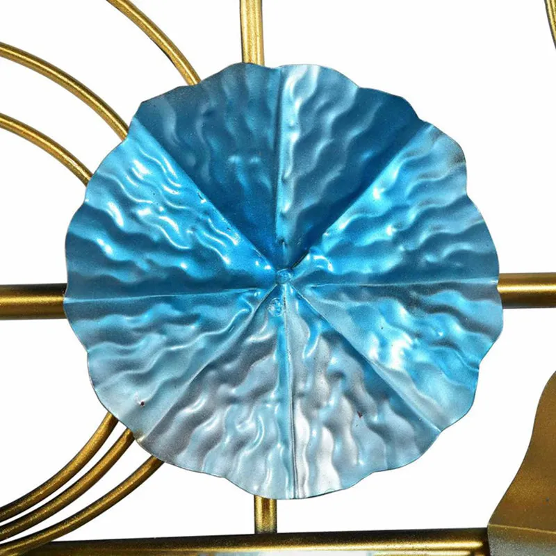 Gilded Blue Iron Wall Accent media 5