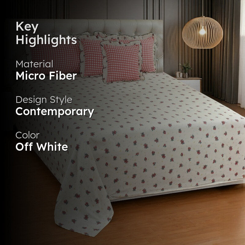 Blush Bloom Bedding Set - Five Piece Set media 2