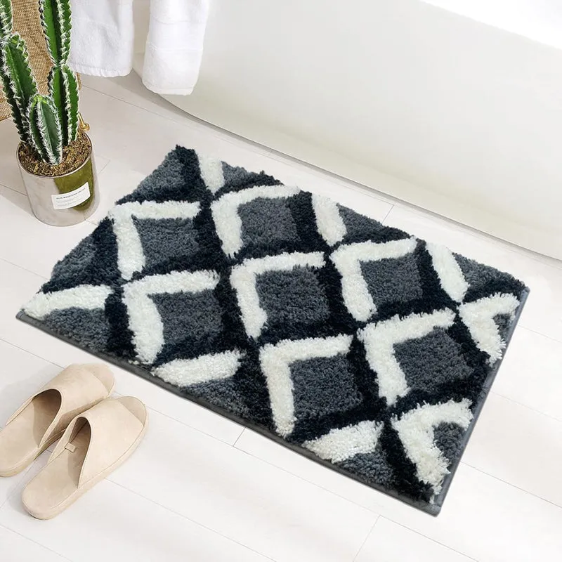 Soft Treads Microfiber Bath Mat - Grey media 3