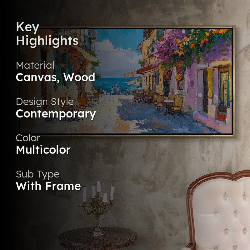 Refined Shores Canvas Wall Painting With Frame media 2