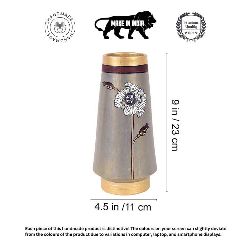 Golden Glam Terracotta Vase media 5