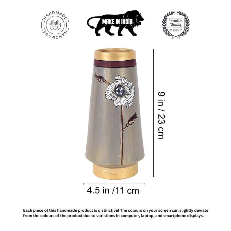 Golden Glam Terracotta Vase media 5