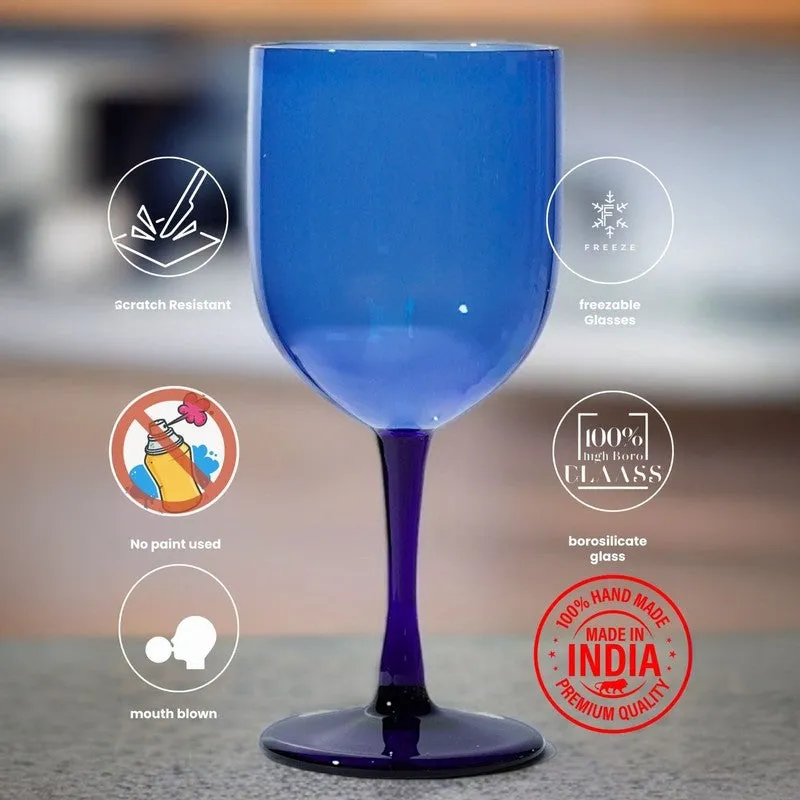 Olive Dusk Goblet Glasses(280 mL) - Set Of Two media 5