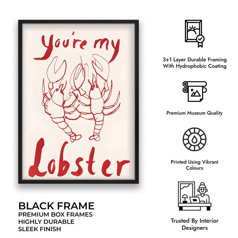 Lobster Studio Archival Canvas Wall Art - Black media 9