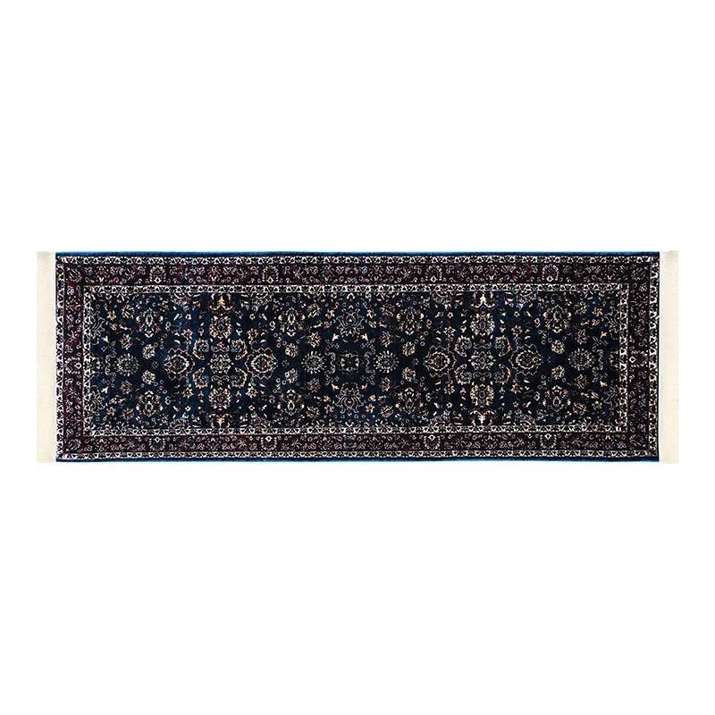 Aavni Flora Nylon Runner Rug - Dark Blue media 3