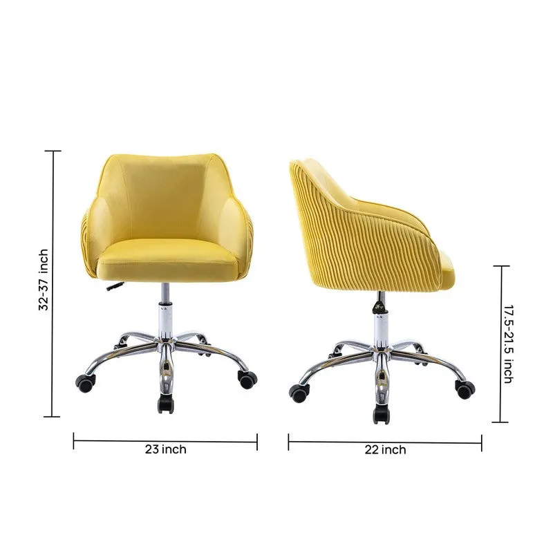 Seatron Metal Office Chair - Yellow media 11