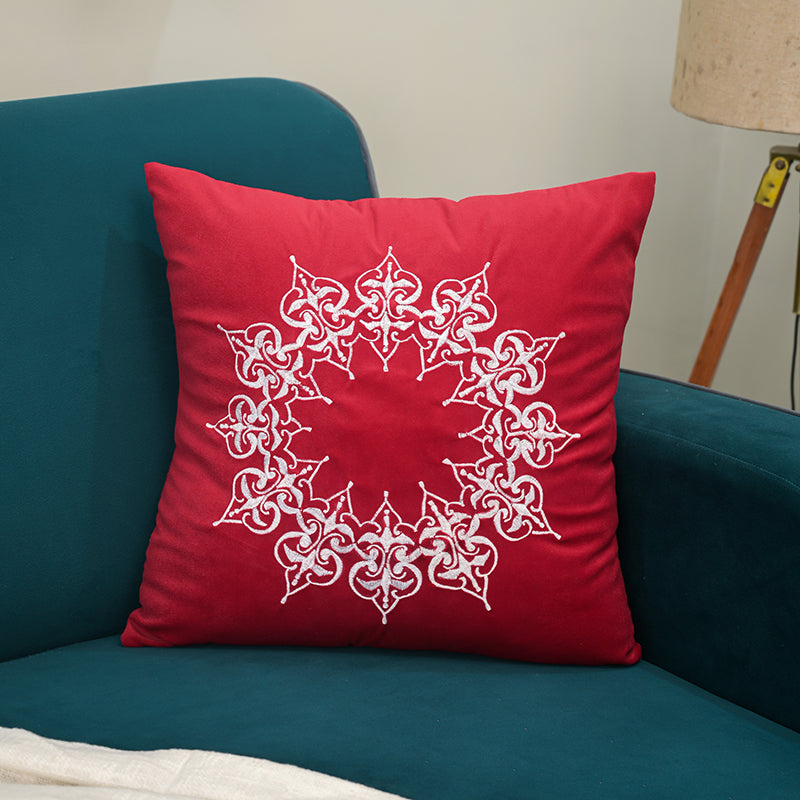 Terra Threads Embroidered Cushion Cover media 4