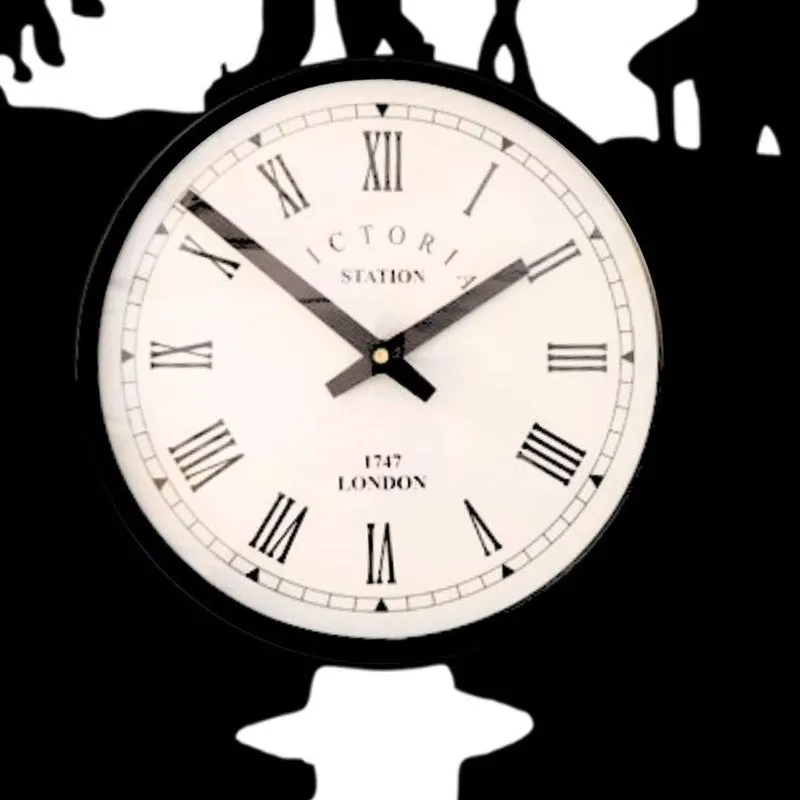 Funquest Steel Analog Wall Clock - Black media 5