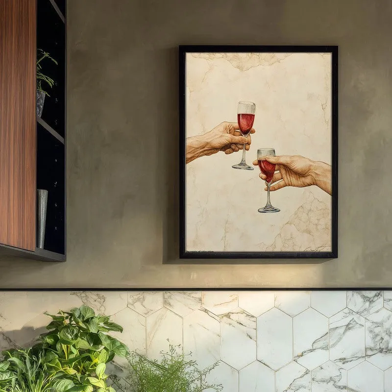 Ros Radiance Archival Canvas Wall Art - Black media 3