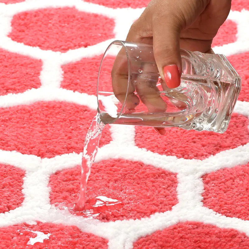 Trevona Cotton Bath Mat - Pink media 8