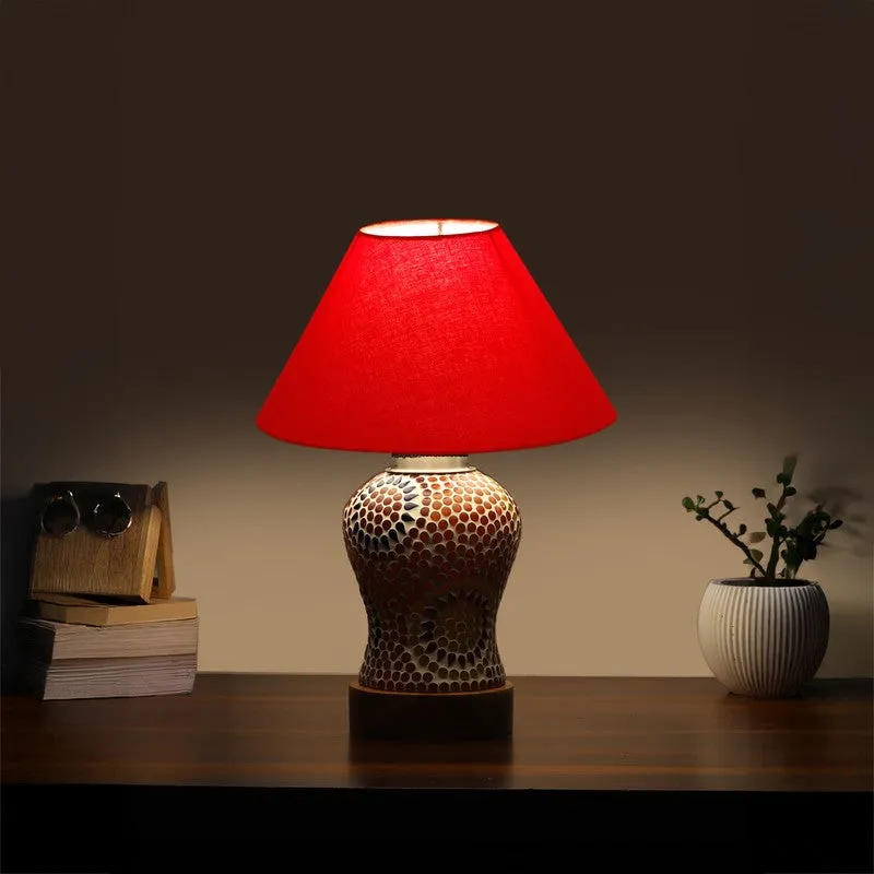Velmora Wooden Table Lamp - Multicolor media 1