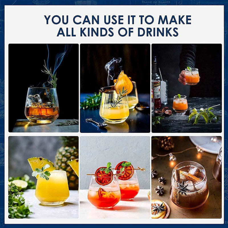 Clara Old Fashioned Glasses (370 ML Each) - Set of Six image 7