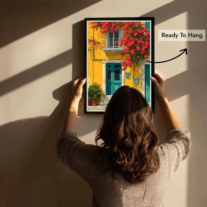 Viretta Canvas Wall Painting With Black Frame media 5