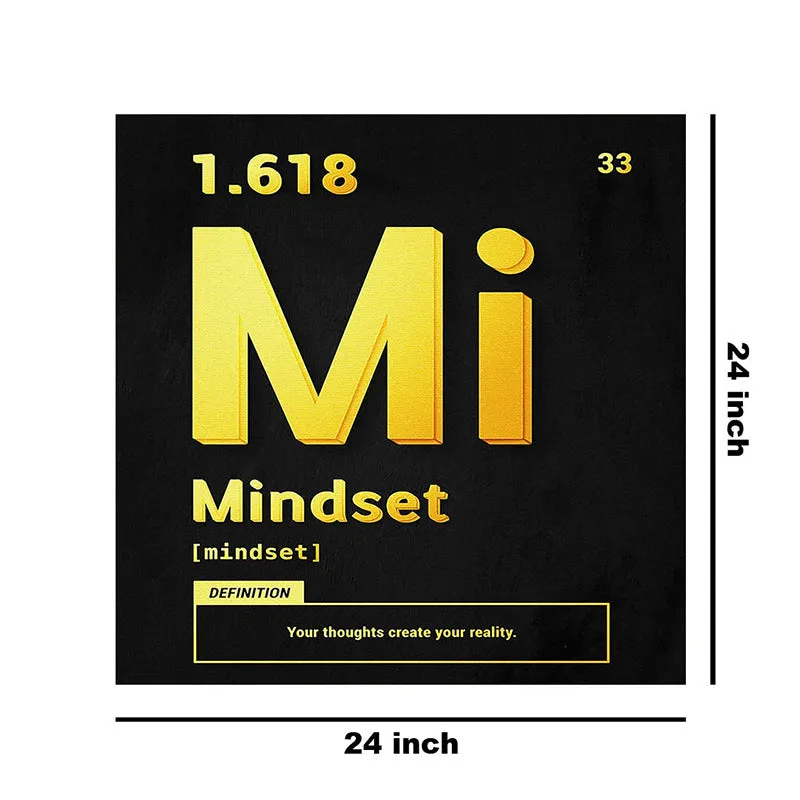 Mindset Typography Wall Painting media 8