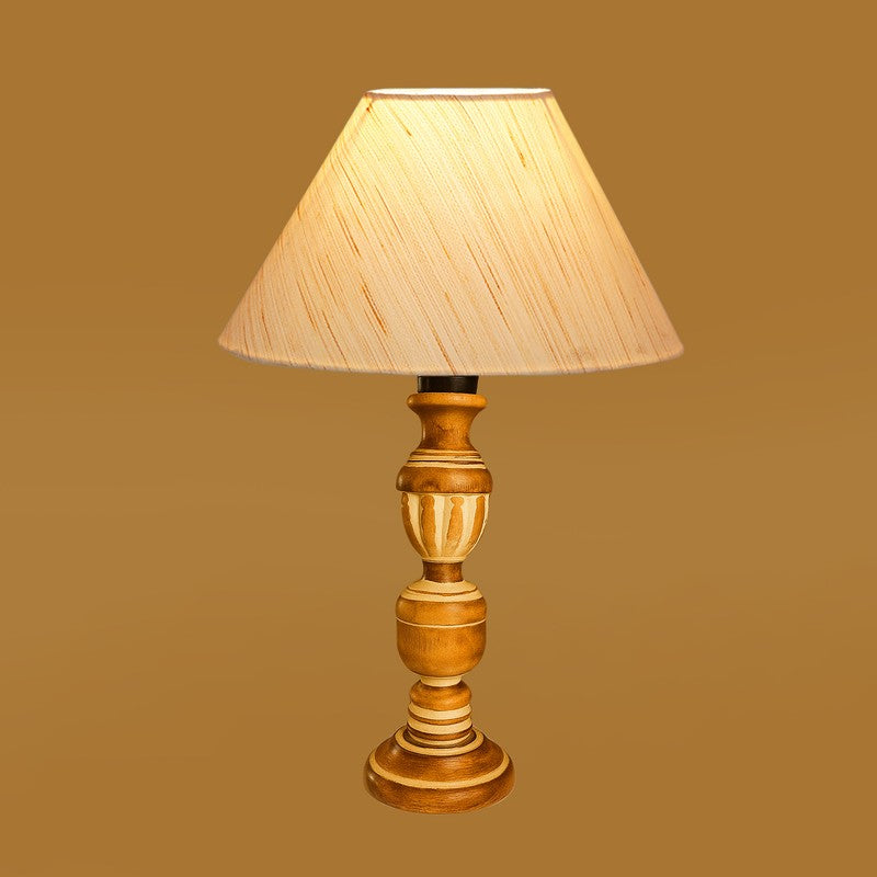 Zenrae Omi Wooden Table Lamp - White media 6