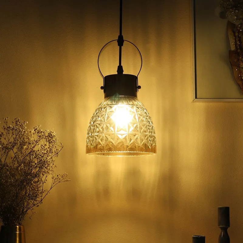 Anvora Elegant Glass Pendant Lamp media 3
